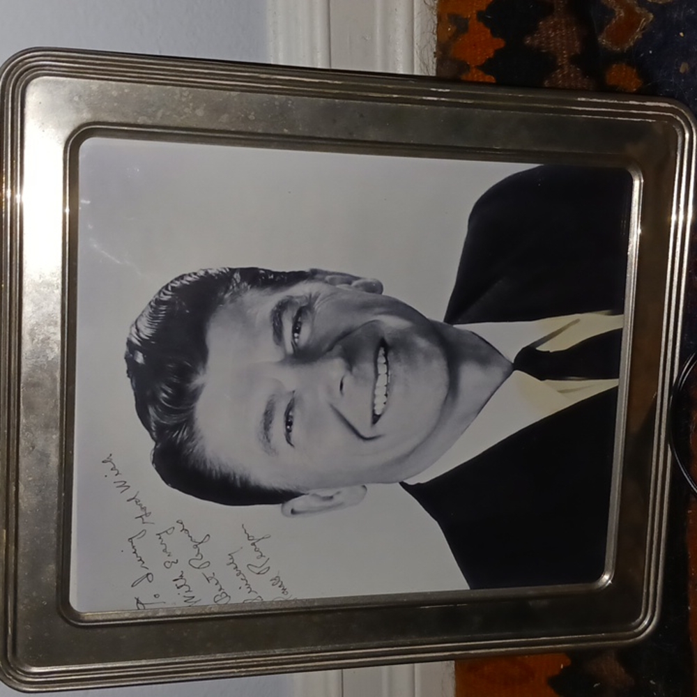 Framed and autographed picture of Ronald REGAN